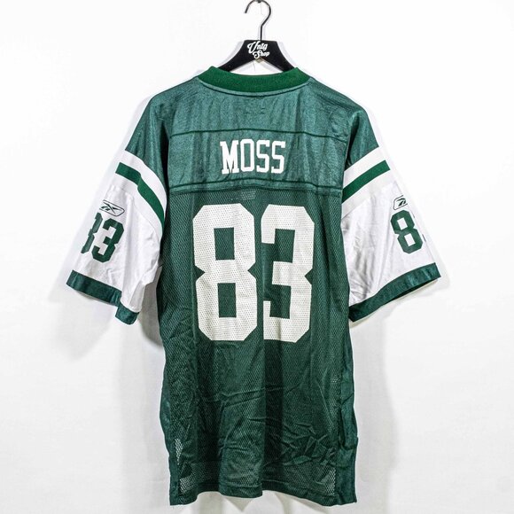 New York Jets Santana Moss #83 Reebok Jersey NFL Large Football - Picture 1 of 7